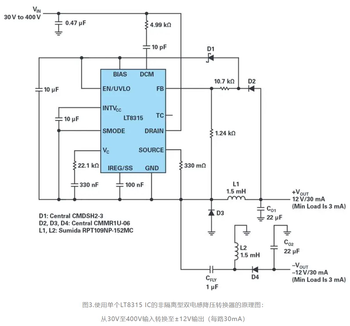 單個IC也能構(gòu)建緊湊、高效的雙極性穩(wěn)壓器