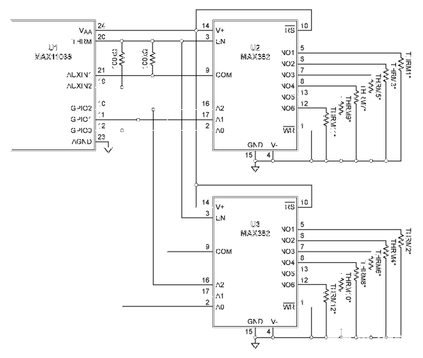 測量電池管理系統(tǒng)中的多個溫度，并節(jié)省電力