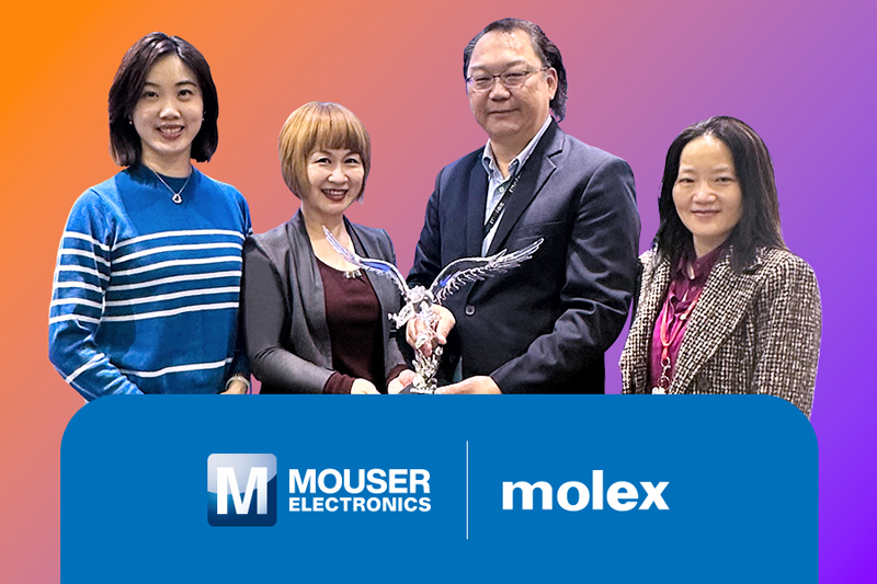 七連冠！貿(mào)澤電子蟬聯(lián)Molex亞太區(qū)年度電子目錄代理商大獎(jiǎng)