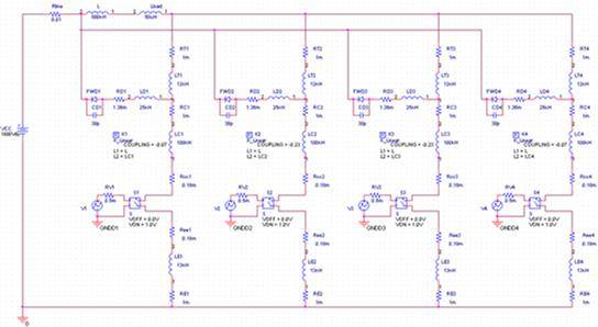 比較兩種并聯(lián)驅動方式對功率回路耦合特性分析
